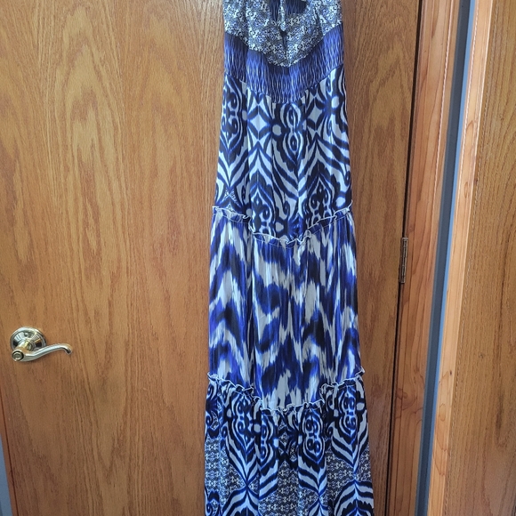 New york and company Eva Mendes collection long halter top dress - Picture 7 of 10